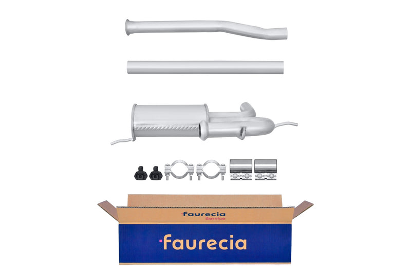 FAURECIA 8LC 366 025-651 Centre Muffler - Easy2Fit® Kit - fits RENAULT 21