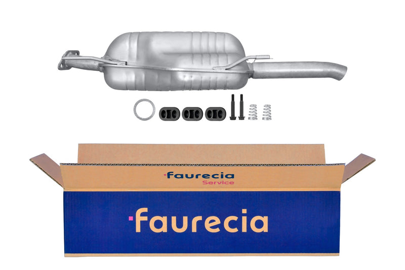 FAURECIA 8LD 366 032-821 Rear Muffler - Easy2Fit® Kit - fits PEUGEOT 207