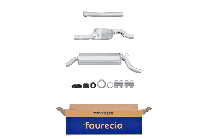 FAURECIA 8LD 366 031-611 Rear Muffler - Easy2Fit® Kit - fits LANCIA DEDRA SW