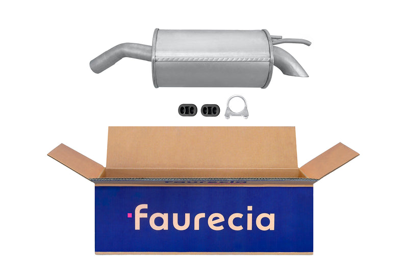 FAURECIA 8LD 366 032-621 Rear Muffler - Easy2Fit® Kit - fits PEUGEOT 406