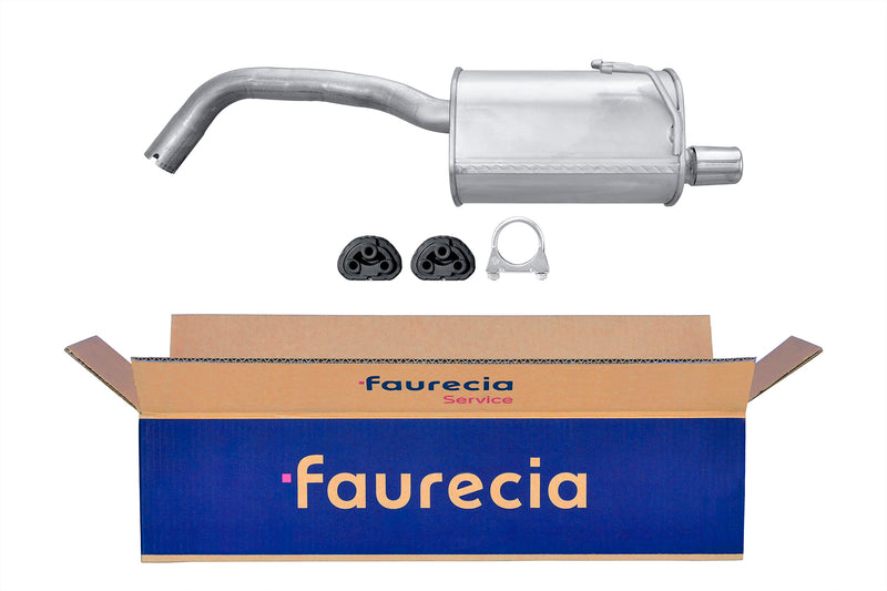 FAURECIA 8LD 366 030-611 Rear Muffler - Easy2Fit® Kit - fits OPEL CORSA A