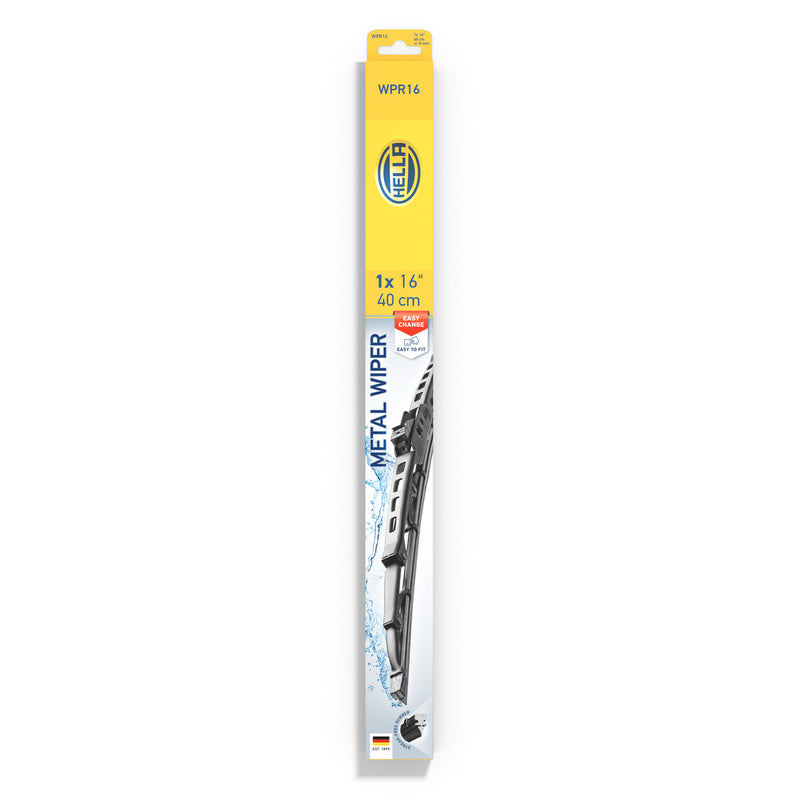 HELLA 9XW 190 253-171 Metal Wiper Wiper Blade - WPR17 - 17" - 425mm - Front - Quantity: 1