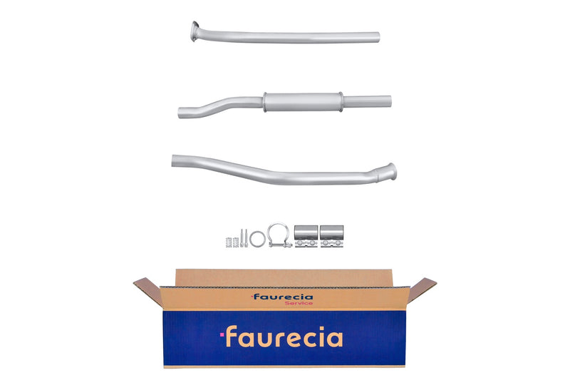 FAURECIA 8LC 366 024-031 Centre Muffler - Easy2Fit® Kit - fits FORD ESCORT VI