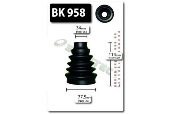 Shaftec CV Boot Kit - BK958