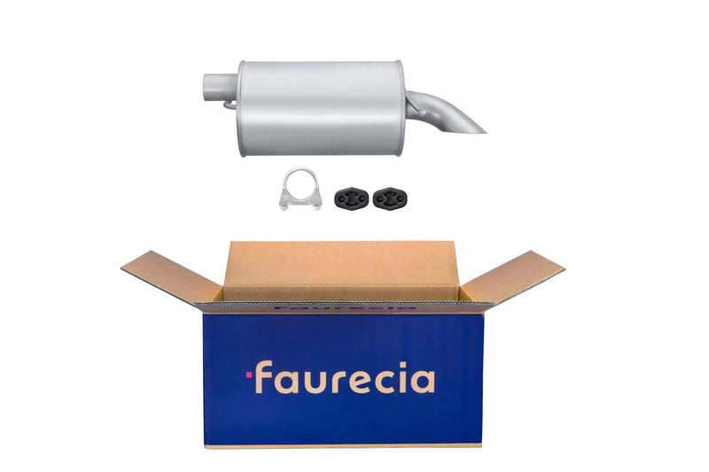 FAURECIA 8LD 366 030-681 Rear Muffler - Easy2Fit® Kit - fits VAUXHALL NOVA