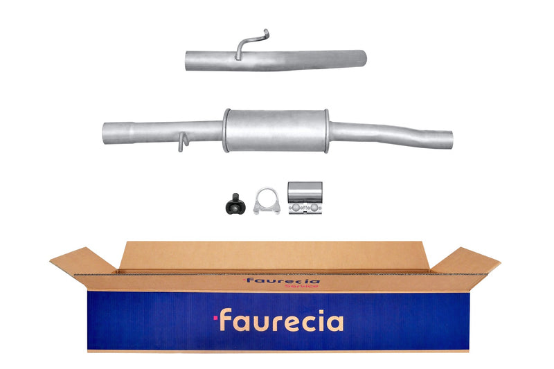 FAURECIA 8LB 366 022-121 Front Muffler - Easy2Fit® Kit - fits RENAULT TRAFIC