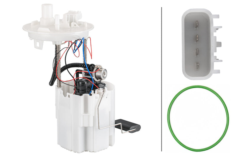HELLA 8TF 358 146-001 Fuel Feed Unit - Electric - 4-pin connector
