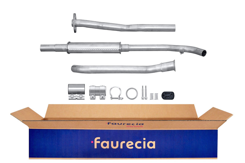 FAURECIA 8LC 366 025-721 Centre Muffler - Easy2Fit® Kit - fits RENAULT KANGOO