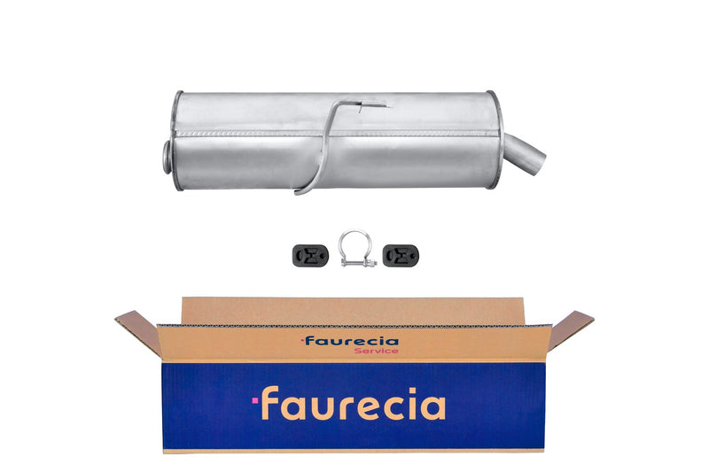 FAURECIA 8LD 366 032-031 Rear Muffler - Easy2Fit® Kit - fits PEUGEOT 505 Break