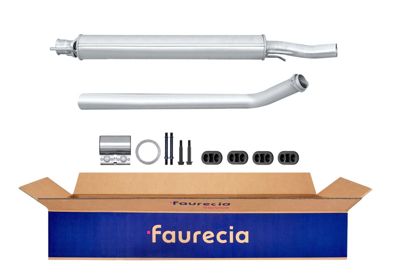 FAURECIA 8LD 366 027-851 Rear Muffler - Easy2Fit® Kit - fits CITROËN C5 I Break