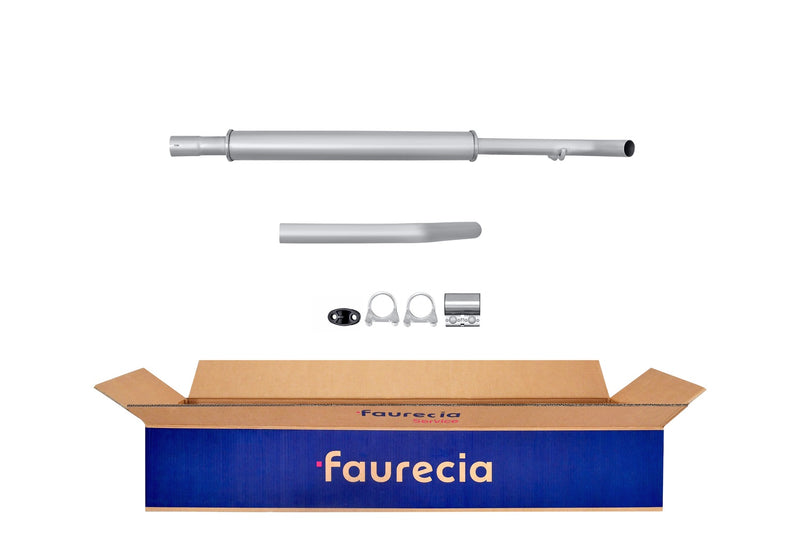 FAURECIA 8LC 366 024-371 Centre Muffler - Easy2Fit® Kit - fits VAUXHALL NOVA