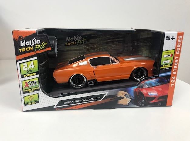 Ford Mustang GT67 Remote Control Car 1:24 Orange