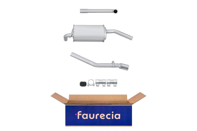 FAURECIA 8LD 366 028-751 Rear Muffler - Easy2Fit® Kit - fits FIAT GRANDE PUNTO