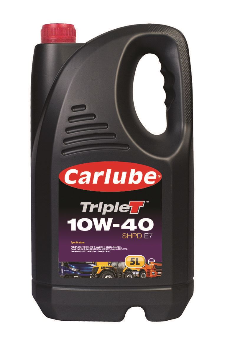 Carlube Triple T 10W-40 Engine Oil SHPD E7 - 5L