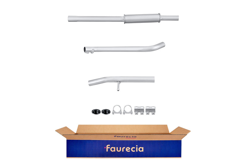 FAURECIA 8LD 366 026-381 Rear Muffler - Easy2Fit® Kit - fits ALFA ROMEO 33