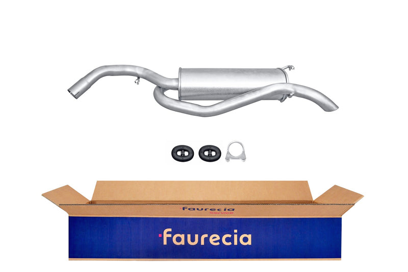 FAURECIA 8LD 366 032-711 Rear Muffler - Easy2Fit® Kit - fits PEUGEOT 307 CC