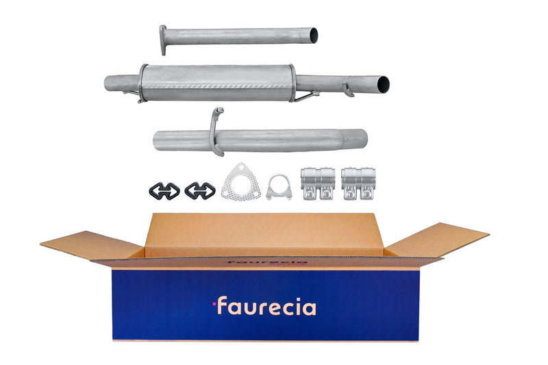 FAURECIA 8LB 366 022-891 Front Muffler - Easy2Fit® Kit - fits VW PASSAT B5