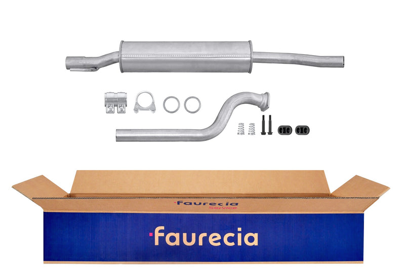 FAURECIA 8LC 366 025-831 Centre Muffler - Easy2Fit® Kit - fits OPEL VIVARO A