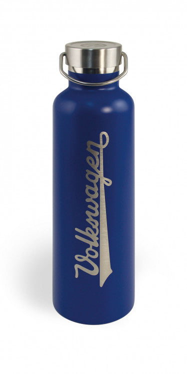 VW Stainless Thermal Drinking Bottle, Vacuum Insulated, Hot/Cold, 735ml – Blue