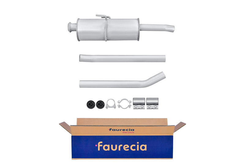 FAURECIA 8LC 366 025-601 Centre Muffler - Easy2Fit® Kit - fits RENAULT RAPID