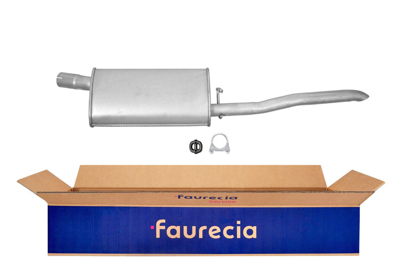 FAURECIA 8LD 366 030-991 Rear Muffler - Easy2Fit® Kit - fits VAUXHALL TIGRA