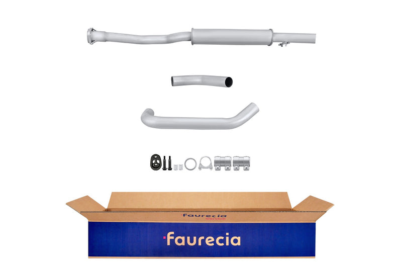 FAURECIA 8LC 366 024-331 Centre Muffler - Easy2Fit® Kit - fits LADA SAMARA