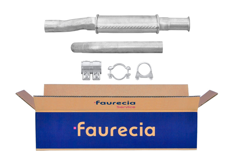 FAURECIA 8LC 366 024-461 Centre Muffler - Easy2Fit® Kit - fits OPEL ASTRA F (T92)