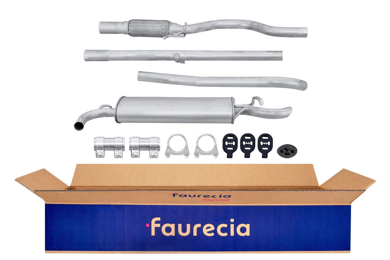 FAURECIA 8LD 366 029-391 Rear Muffler - Easy2Fit® Kit - fits FIAT IDEA