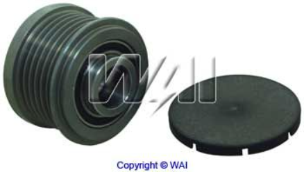 WAI Alternator Clutch Pulley - 24-91306 fits BMW, Pininfarina, Yale