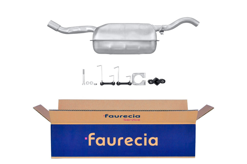 FAURECIA 8LD 366 029-051 Rear Muffler - Easy2Fit® Kit - fits FIAT MULTIPLA