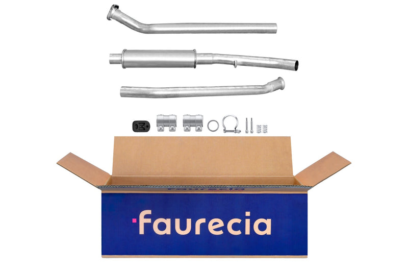 FAURECIA 8LD 366 026-851 Rear Muffler - Easy2Fit® Kit - fits LAND ROVER FREELANDER I