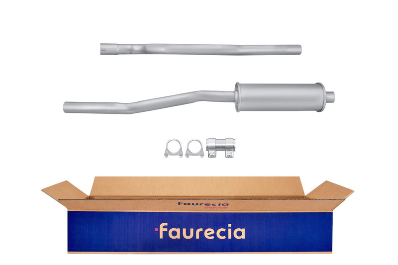 FAURECIA 8LC 366 024-381 Centre Muffler - Easy2Fit® Kit - fits VAUXHALL NOVA