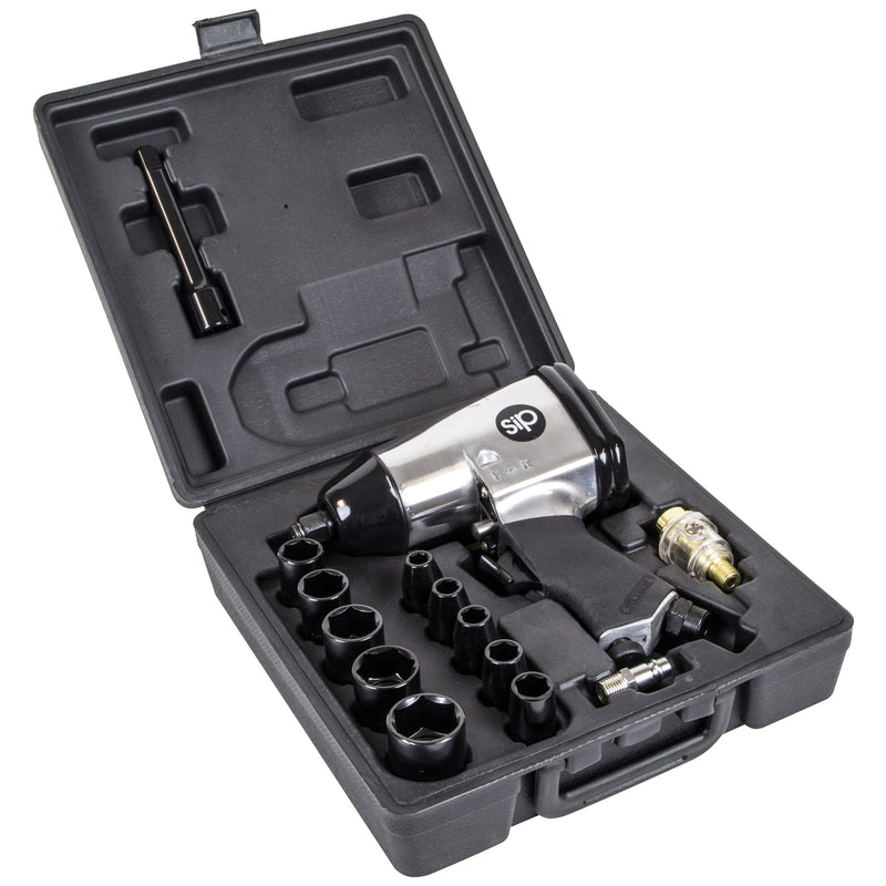 SIP 1/2" 17pc Air Impact Wrench Kit