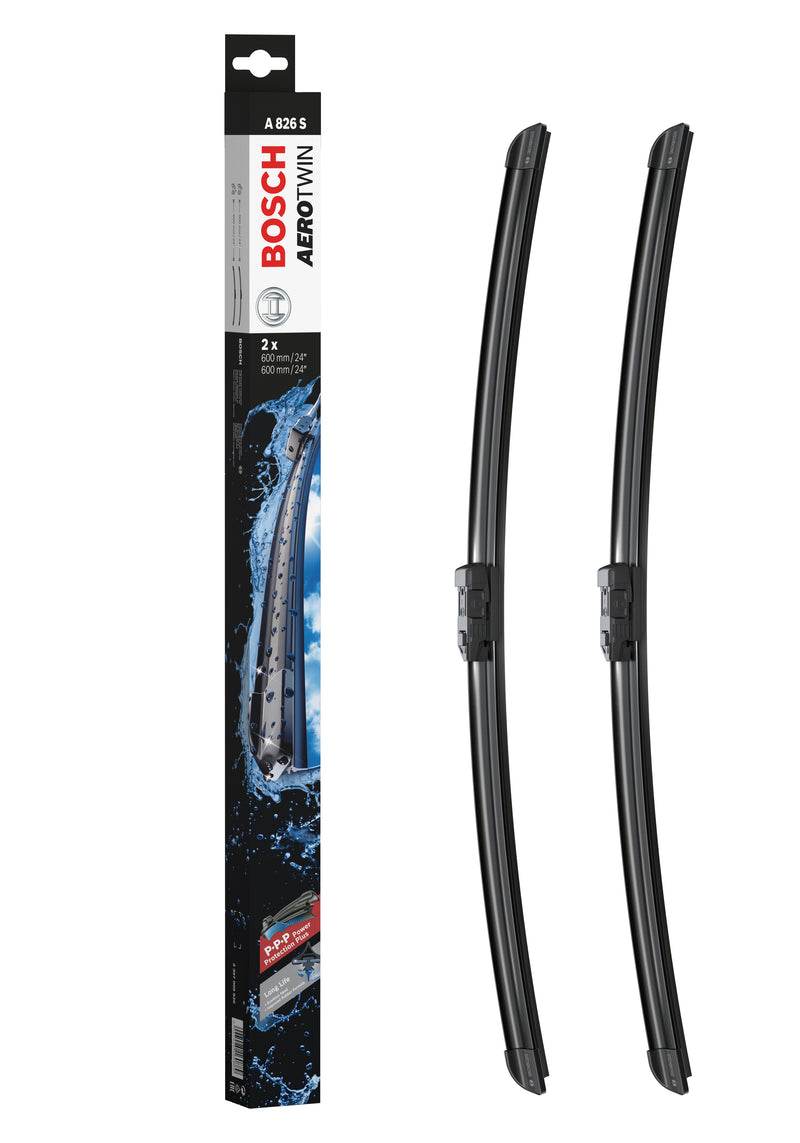 Bosch Aerotwin Front Wiper Blade Set - 600/600mm - A826S