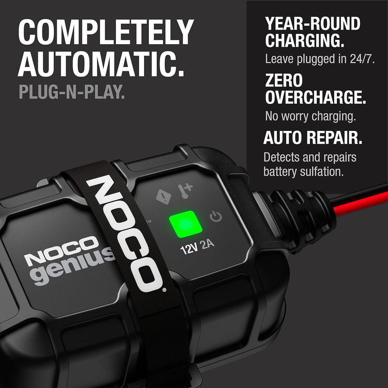 Noco 2A Direct-Mount Smart Battery Charger