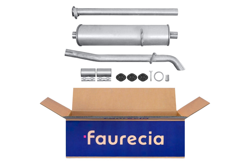 FAURECIA 8LD 366 033-351 Rear Muffler - Easy2Fit® Kit - fits MERCEDES-BENZ A-CLASS (W168)