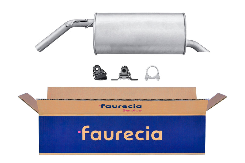 FAURECIA 8LD 366 032-181 Rear Muffler - Easy2Fit® Kit - fits PEUGEOT 206