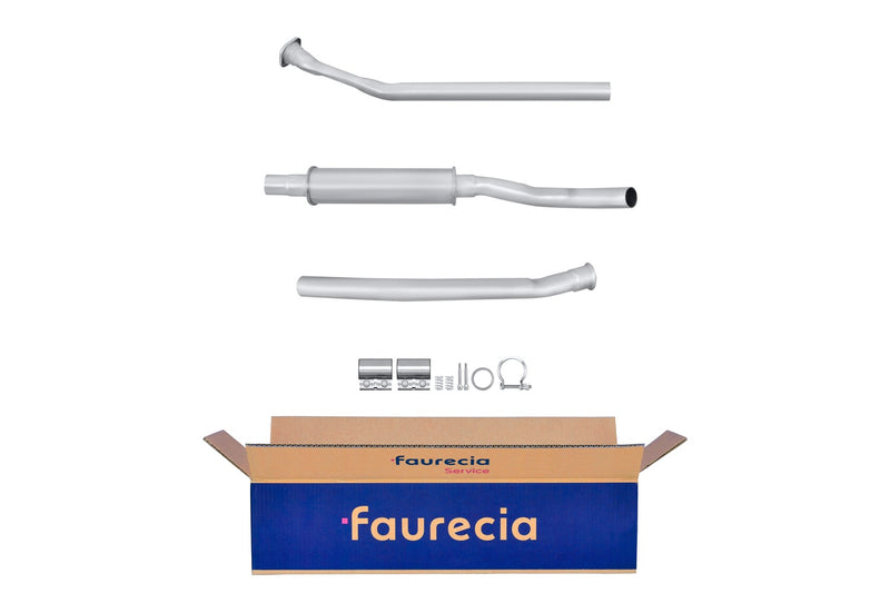 FAURECIA 8LB 366 020-831 Front Muffler - Easy2Fit® Kit - fits HYUNDAI GETZ