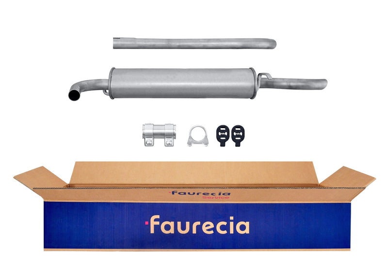 FAURECIA 8LD 366 030-311 Rear Muffler - Easy2Fit® Kit - fits FORD MONDEO III