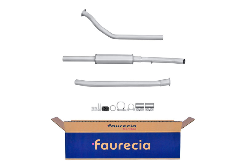 FAURECIA 8LC 366 024-311 Centre Muffler - Easy2Fit® Kit - fits LADA 1200-1600 1300