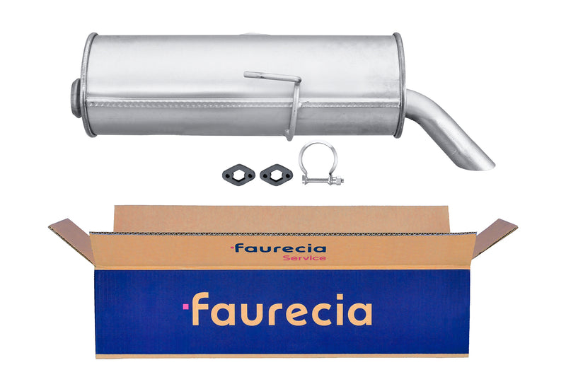 FAURECIA 8LD 366 027-471 Rear Muffler - Easy2Fit® Kit - fits CITROËN SAXO