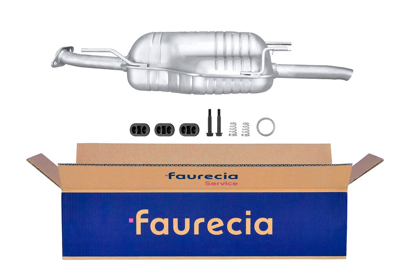 FAURECIA 8LD 366 031-261 Rear Muffler - Easy2Fit® Kit - fits OPEL CORSA C