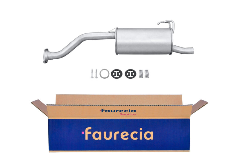 FAURECIA 8LD 366 030-491 Rear Muffler - Easy2Fit® Kit - fits HONDA CIVIC VI