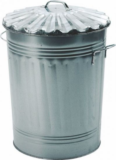 Steel Dustbin With Lid - 895592