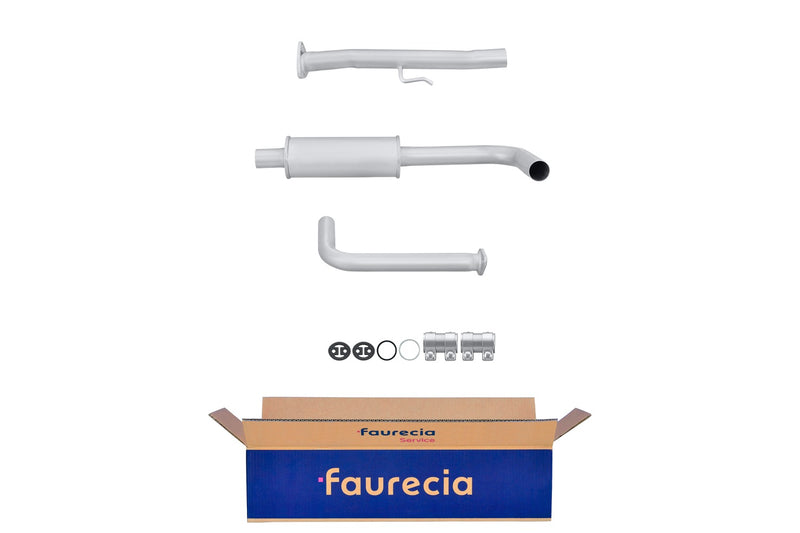 FAURECIA 8LC 366 023-571 Centre Muffler - Easy2Fit® Kit - fits DAEWOO REZZO