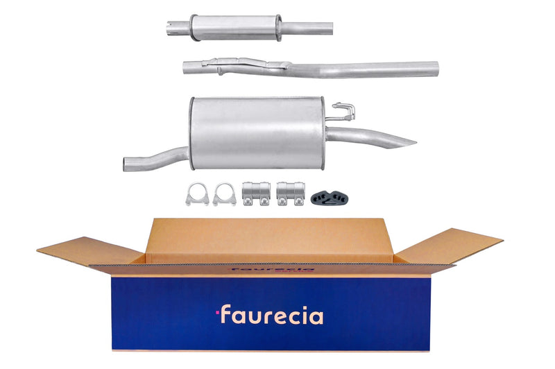 FAURECIA 8LD 366 028-691 Rear Muffler - Easy2Fit® Kit - fits FIAT PUNTO