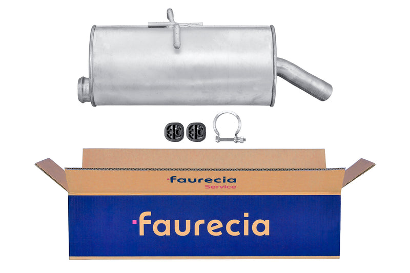 FAURECIA 8LD 366 027-941 Rear Muffler - Easy2Fit® Kit - fits FIAT DUCATO