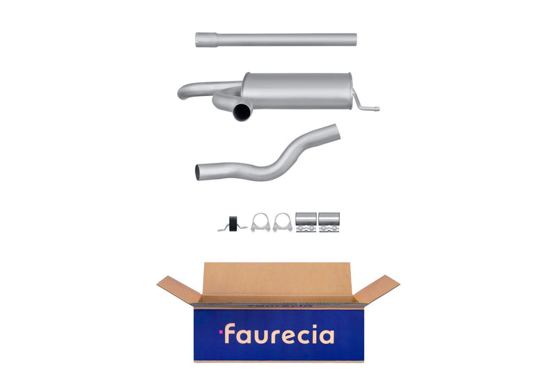 FAURECIA 8LD 366 029-071 Rear Muffler - Easy2Fit® Kit - fits FIAT MULTIPLA