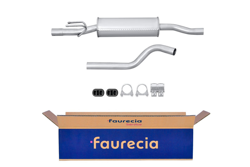 FAURECIA 8LC 366 025-921 Centre Muffler - Easy2Fit® Kit - fits SEAT TOLEDO I