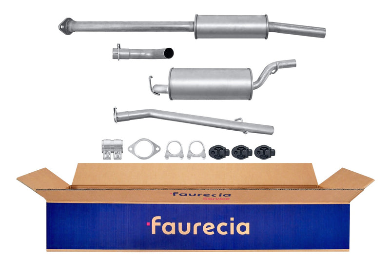 FAURECIA 8LD 366 033-261 Rear Muffler - Easy2Fit® Kit - fits MERCEDES-BENZ A-CLASS (W168)